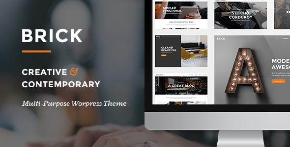 Brick – Digital Agency WordPress Theme