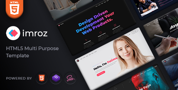 Imroz – Agency and Portfolio Template
