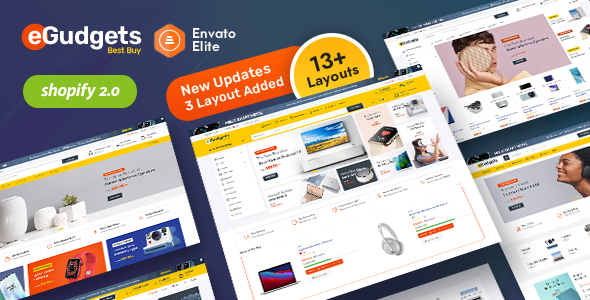 eGudgets – Multipurpose Electronics Shopify OS 2.0 Theme