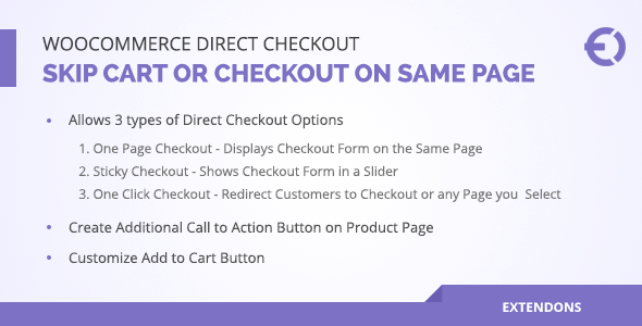 Skip Cart & Direct Checkout for WooCommerce