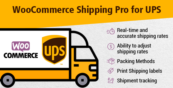 WooCommerce UPS Shipping Pro – Live Rates, Print Label & Tracking