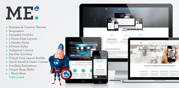 ME – MultiPurpose, Creative Drupal Theme