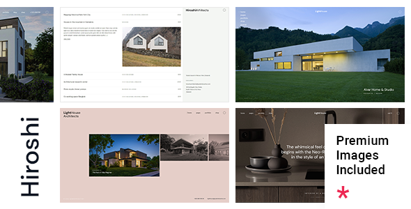 Hiroshi – Architecture and Interior Design WordPress Theme