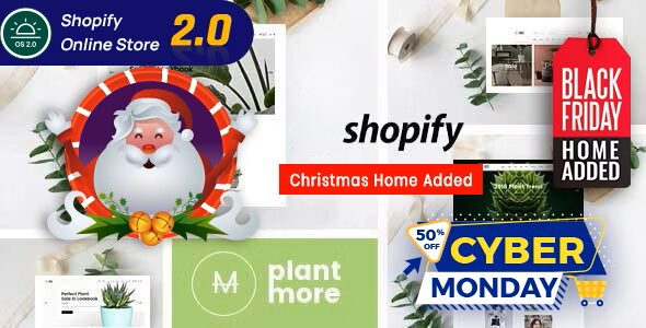 Plantmore – Flower Nursery Christmas Shopify Theme