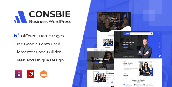 Consbie – Business & Consulting Elementor WordPress Theme