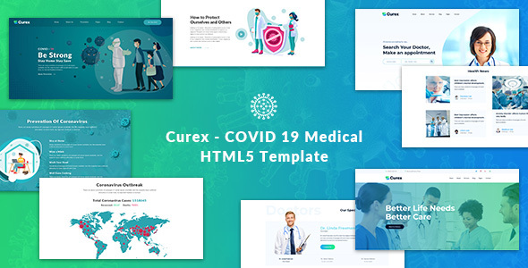 Curex – COVID 19 Medical HTML5 Template