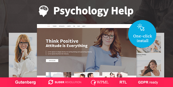 Psychology Help – Medical WordPress Theme for Psychologist and Mental Therapy