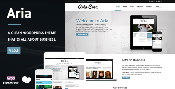Aria – Pure Business WordPress Theme