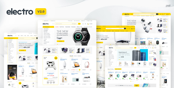 Electro – Electronics eCommerce PSD