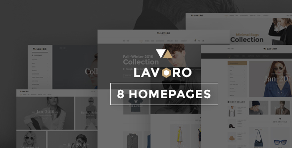 Lavoro – Fashion Store HTML template using bootstrap 5