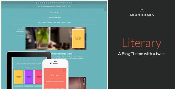 Literary – A WordPress Blog Theme With A Twist