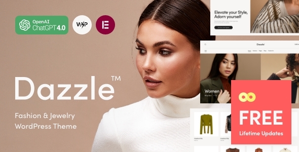Dazzle – Jewelry & Fashion Store WordPress Theme + Jewellery Shop