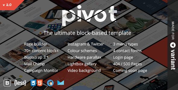 Pivot – Multi-Purpose HTML with Page Builder