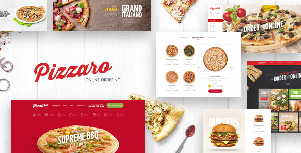 Pizzaro Food Responsive Magento 2 Theme – RTL supported