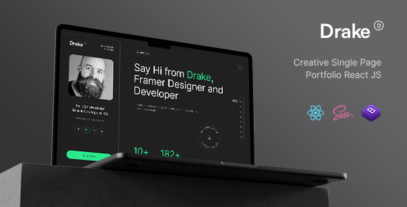 Drake – Personal Portfolio React Template