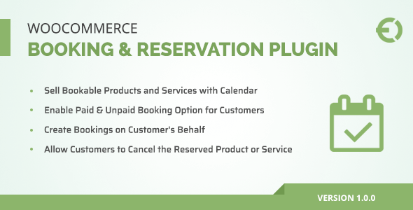Booking & Reservation for WooCommerce