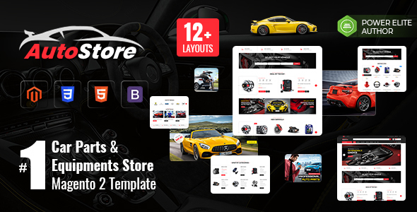 Auto Store – Auto Parts and Equipments Magento 2 Theme with Ajax Attributes Search Module