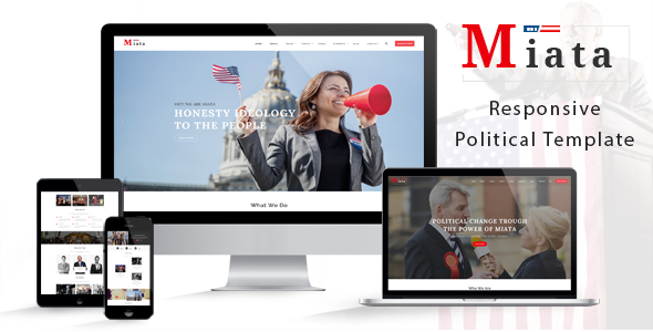Political Party Website Template – Miata