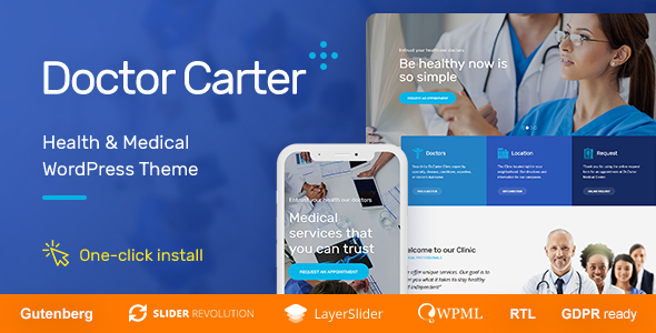 Doctor Carter – Medical WordPress Theme