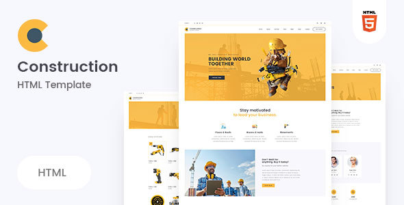 Neerman – Clean Construction HTML5 Template
