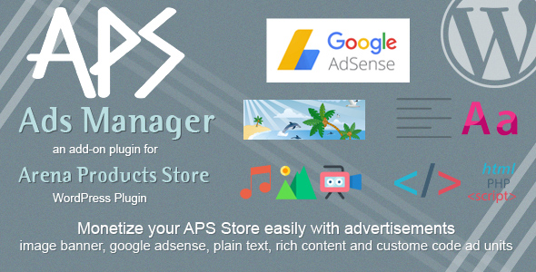 APS Ads Manager – Add-on for APS Products – WordPress Plugin