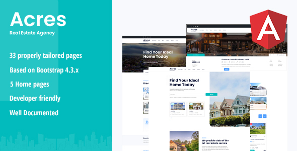 Acres – Real Estate Angular Template
