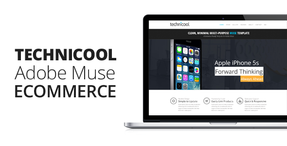 Technicool – Muse eCommerce Template