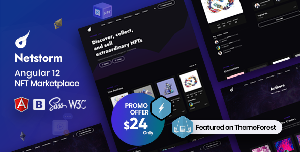 Netstorm – Angular 14 NFT Marketplace