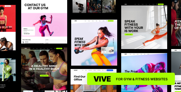 Vive – Fitness Gym WordPress