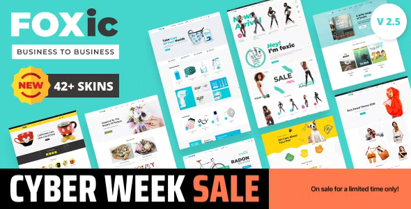Foxic – Modern and Clean, Multipurpose Shopify Theme