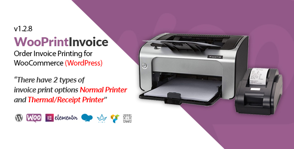 WooPrintInvoice – Order Invoice Printing for WooCommerce