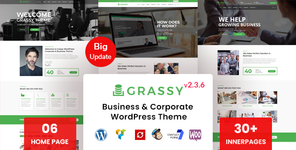 Grassy – Business WordPress Theme