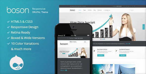 Boson – Responsive Multi-Purpose Drupal theme