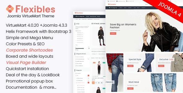 Flexibles – Fashion VirtueMart Template