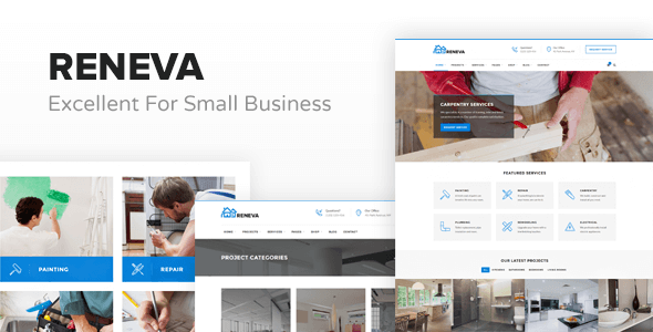 Reneva –  Small Business HTML Template