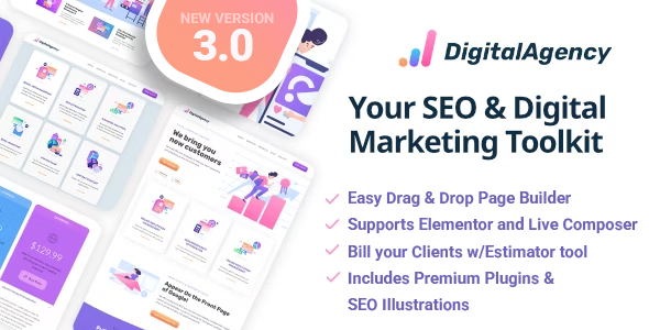 SEOWP – Digital Marketing Agency and SEO WordPress Theme