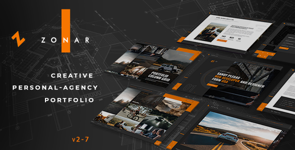 Zonar – Creative  Responsive Personal Agency Portfolio