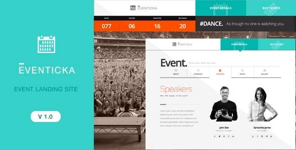 Eventicka – Event Landing Page & Ticketing