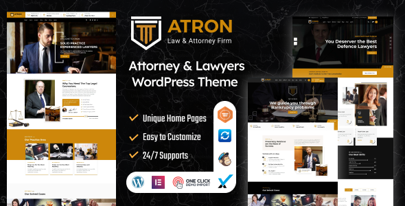 ATRON — Attorney & Lawyers WordPress Theme