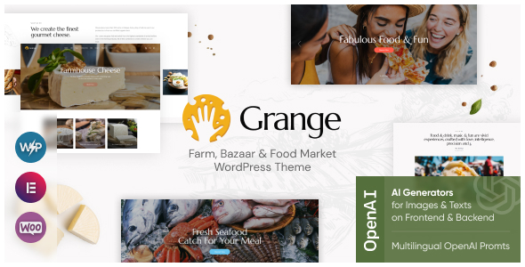 Grange – Farm, Organic Food & Agriculture WordPress Theme