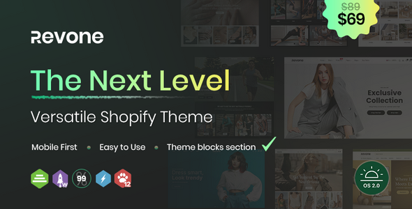 Revone – Next Level Versatile Shopify Theme