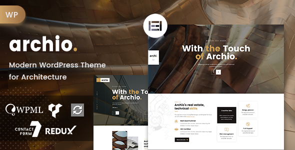 Archio – Architecture & Interior Design WordPress Theme