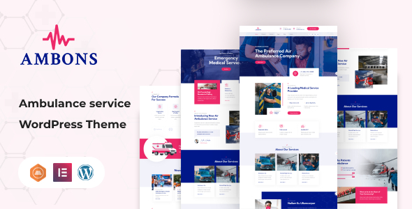 Ambons – Ambulance Service WordPress Theme