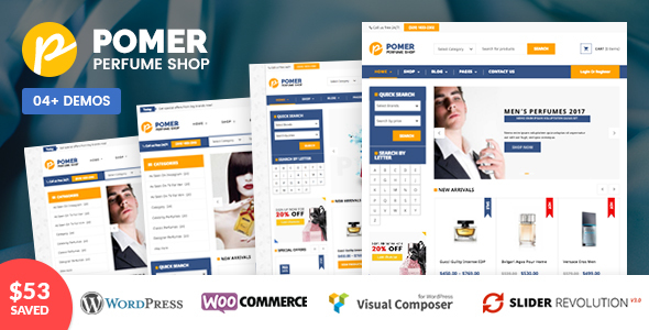 VG Pomer – Perfume Store WooCommerce WordPress Theme