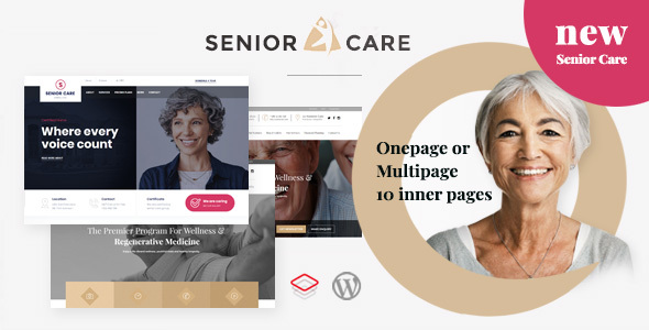 Senior – Health and Medical Care WordPress Theme