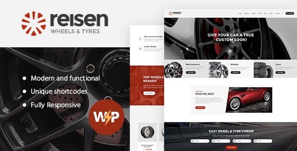 Reisen – Auto Store & Car Repair WordPress Theme