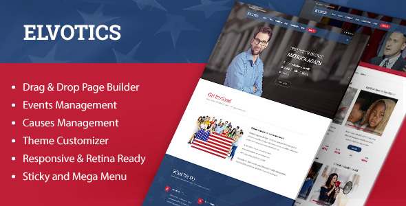 Elvotics – Political WordPress Theme