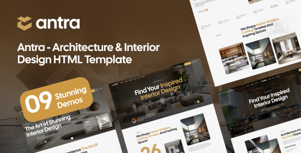 Antra – Architecture & Interior Design HTML Template