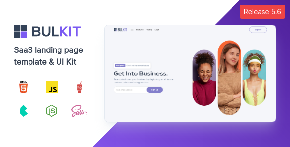 Bulkit – Saas Landing Pages
