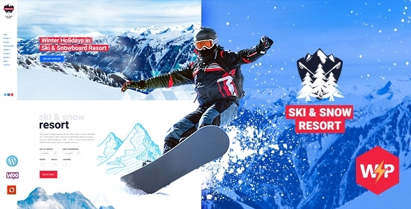 Snow Club – Ski Resort and Snowboard Classes WordPress Theme
